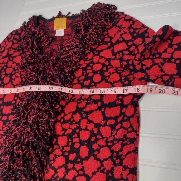 Ruby Rd.  women's Shag collar sweater, cardigan.  Size (M) - Picture 10 of 12